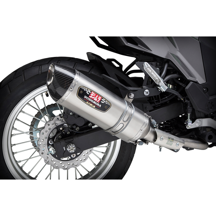 YOSHIMURA 17-23 VERSYS-X 300 R-77 SO SS/SS/CF WF Application Shot - Driven Powersports