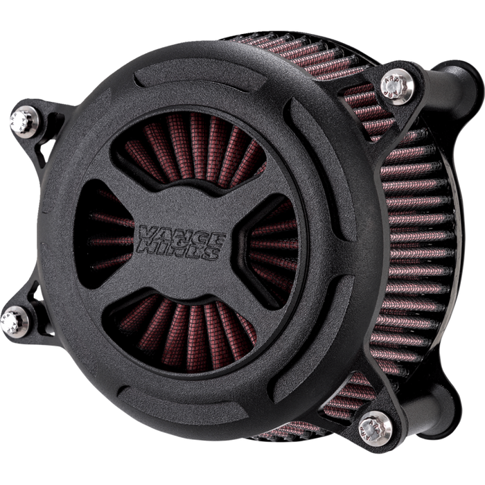 VANCE & HINES 91-22 AIR CLEANER V02X BWKL Front - Driven Powersports