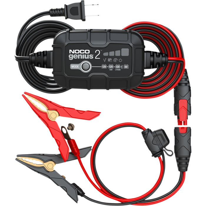 NOCO 2A Battery Charger Front - Driven Powersports