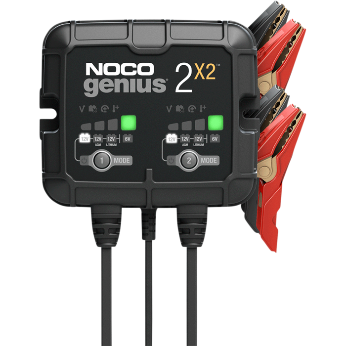 NOCO 2-BANK BATTERY CHARGER 4A 60 Front - Driven Powersports