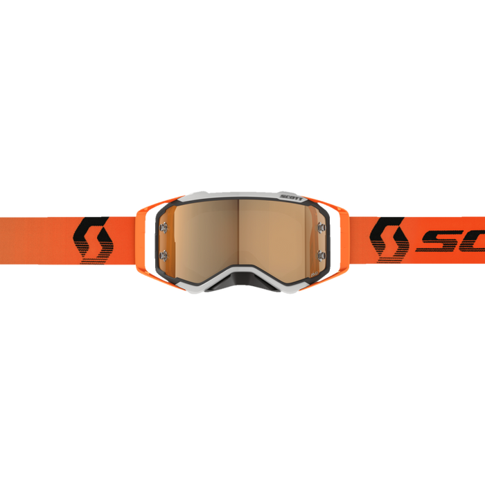 SCOTT USA PROSPECT AMP CHROME WORKS Grey/Orange Gold Front - Driven Powersports