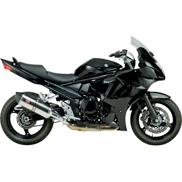 YOSHIMURA 07-16 GSF/GSX1250FA R77 SO SS/SS/CF Application Shot - Driven Powersports