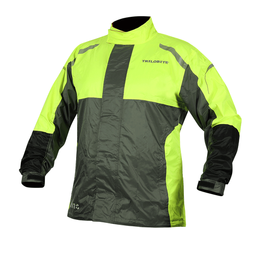 Trilobite Raintec Jacket Black/Grey/Yellow Fluo 5XL - Driven Powersports