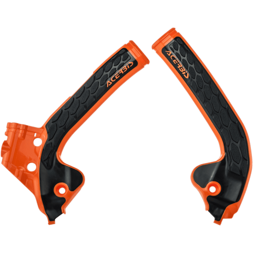 ACERBIS FRAME GUARDS- X-GRIP TC85, SX85:18-22, MC85:ORANGE/BLACK - Driven Powersports Inc.80527965062062686045225