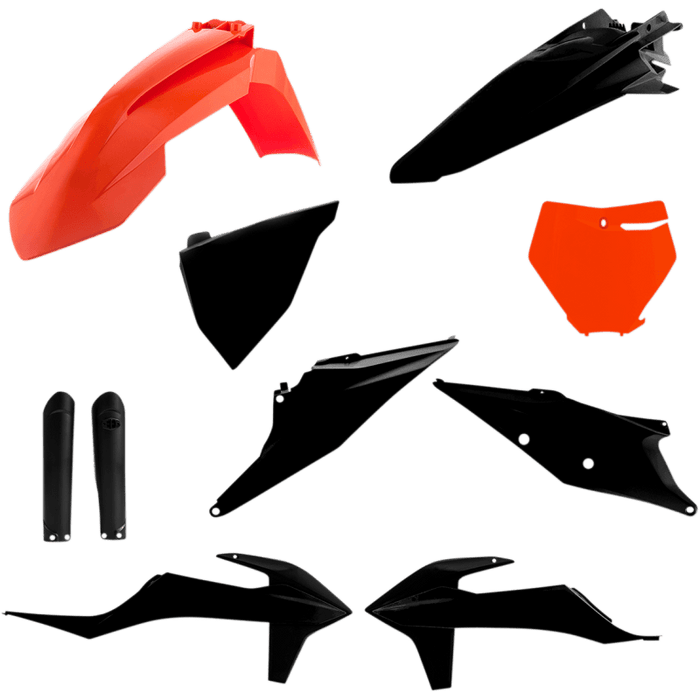 ACERBIS PLASTIC KIT F KTM OG16/BK - Driven Powersports Inc.80527965861542726495225