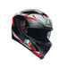 AGV K-5 S HELMET - PLASMA MATT BLACK/GREY/RED (2XL) - Driven Powersports Inc.8051019614377210041O2MY105XS