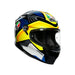 AGV K-6 HELMET - JOAN - BLACK/BLUE/YELLOW (2XL) - Driven Powersports Inc.8051019365651216301O2MY012XS