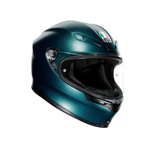 AGV K-6 MONO HELMET - PETROLE MATTE (MS) (206301O4MY00HMS) - Driven Powersports Inc.8.05102E+12206301O4MY00HMS