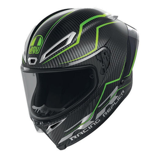 AGV PISTA GP RR HELMET - PERFORMANTE - CARBON/LIME (L) (2118356002018L) - Driven Powersports Inc.80510197406252118356002018L