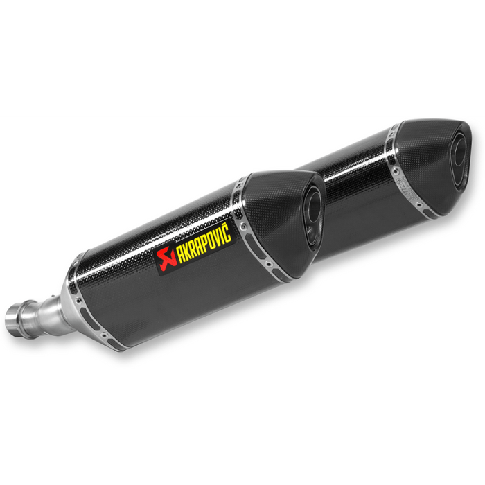 AKRAPOVIC 14-20 Z1000 MUFFLERS SO CF/CF TIPS - Driven Powersports Inc.S-K10SO18-HZC