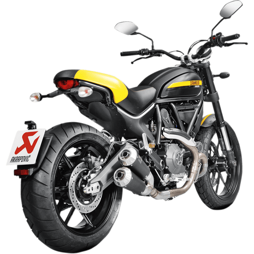 AKRAPOVIC 15 - 22 SCRAMBLER SO TI/TI DUAL - Driven Powersports Inc.S - D8SO4 - CUBTBL/1