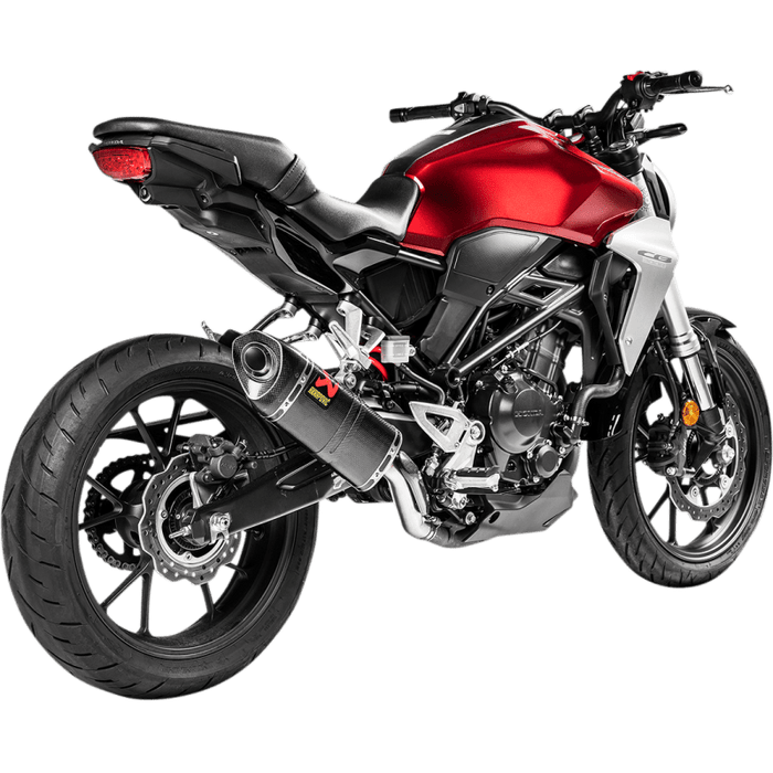 AKRAPOVIC 18-20 CB300R SLIP-ON CF/CF - Driven Powersports Inc.S-H3SO7-APC