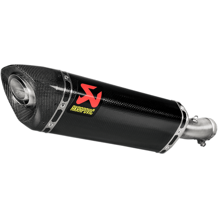 AKRAPOVIC 18-22 NINJA 400 SLIP-ON CF/CF - Driven Powersports Inc.S-K4SO6-APC