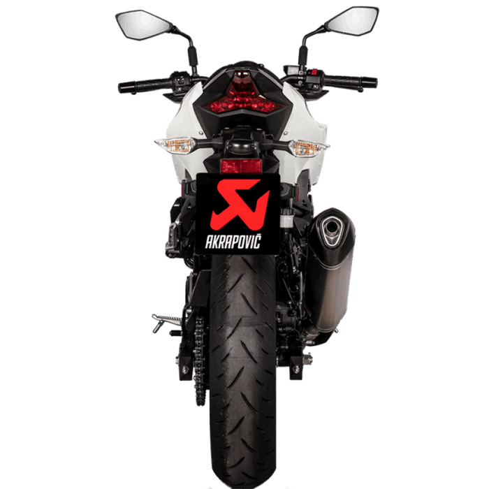 AKRAPOVIC 18 - 23 NINJA 400 SLIP ON TI/CF TIP (S - K4SO7 - HRT) - Driven Powersports Inc.S - K4SO7 - HRT