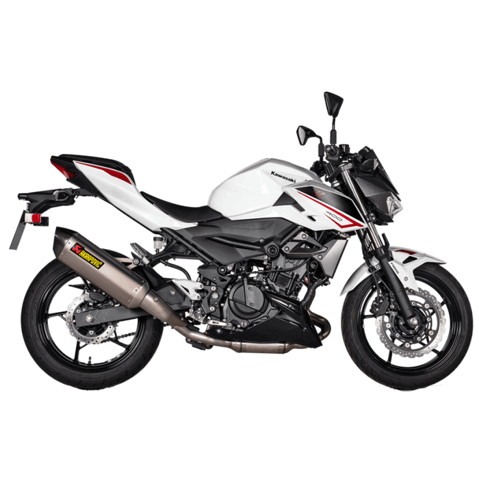 AKRAPOVIC 18 - 23 NINJA 400 SLIP ON TI/CF TIP (S - K4SO7 - HRT) - Driven Powersports Inc.S - K4SO7 - HRT