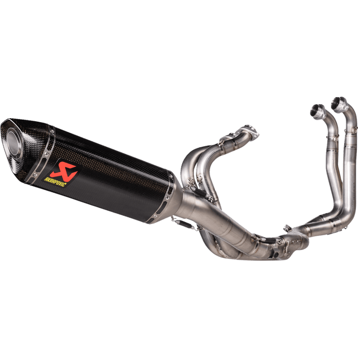 AKRAPOVIC 21-22 RSV4 EXHAUST EVO TI/CF - Driven Powersports Inc.S-A10E9-RC