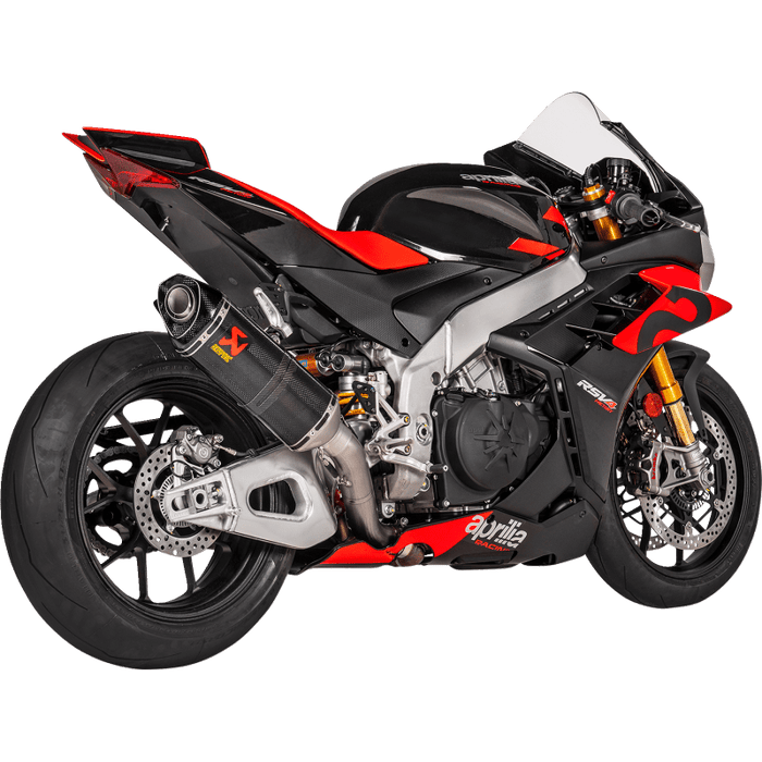 AKRAPOVIC 21-22 RSV4/TUONO MUFFLER CF - Driven Powersports Inc.S-A10SO13-RC