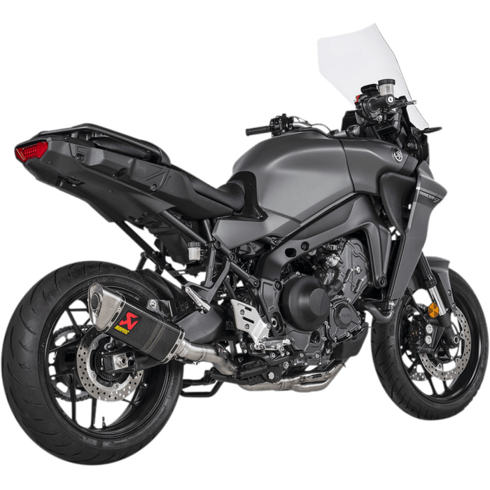 AKRAPOVIC 21-22 TRACER 900 EXHAUST CF - Driven Powersports Inc.S-Y9R14-APC