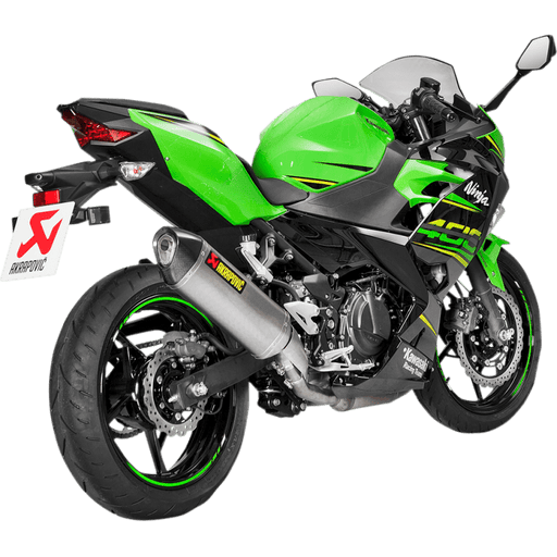 AKRAPOVIC NINJA 400 EC SLIP - ON TI/CF - Driven Powersports Inc.S - K4SO5 - HRT