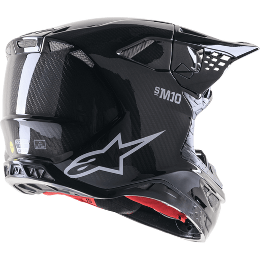 ALPINESTARS HELMET SM10 SOLID CARB - Driven Powersports Inc.80593471708938300123 - 1188 - S