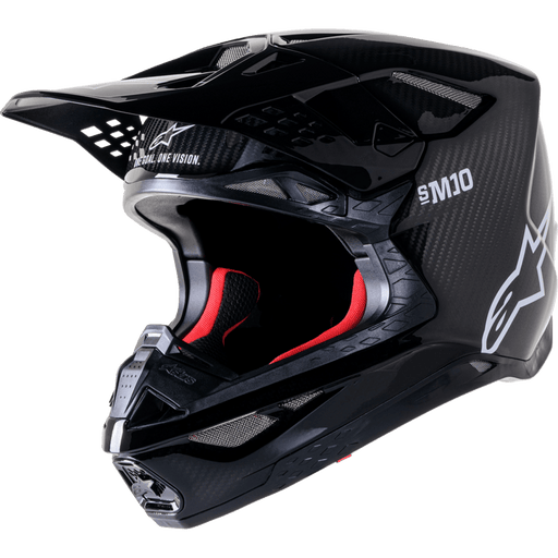 ALPINESTARS HELMET SM10 SOLID CARB - Driven Powersports Inc.80593471708938300123 - 1188 - S