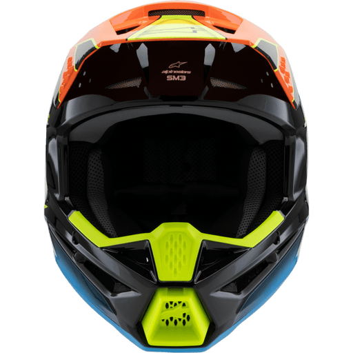 ALPINESTARS HELMET SM3 YTH FRAY B/O/Y S ECE06 (8301725 - 1455 - YS) - Driven Powersports Inc.80593474467528301725 - 1455 - YS