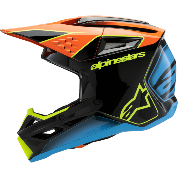 ALPINESTARS HELMET SM3 YTH FRAY B/O/Y S ECE06 (8301725 - 1455 - YS) - Driven Powersports Inc.80593474467528301725 - 1455 - YS