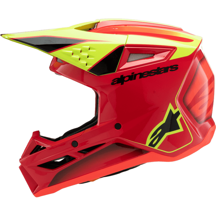 ALPINESTARS HELMET SM3 YTH FRAY R/Y/B S ECE06 (8301725 - 3051 - YS) - Driven Powersports Inc.80593474467768301725 - 3051 - YS