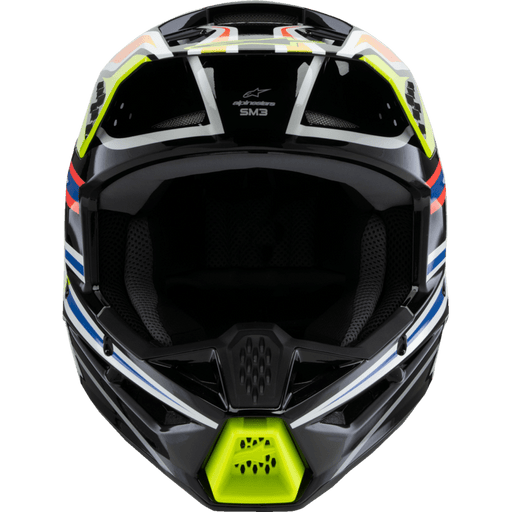 ALPINESTARS HELMET SM3 YTH WURX B/Y/BL/R S ECE06 (8302125 - 1574 - YS) - Driven Powersports Inc.80593474469128302125 - 1574 - YS