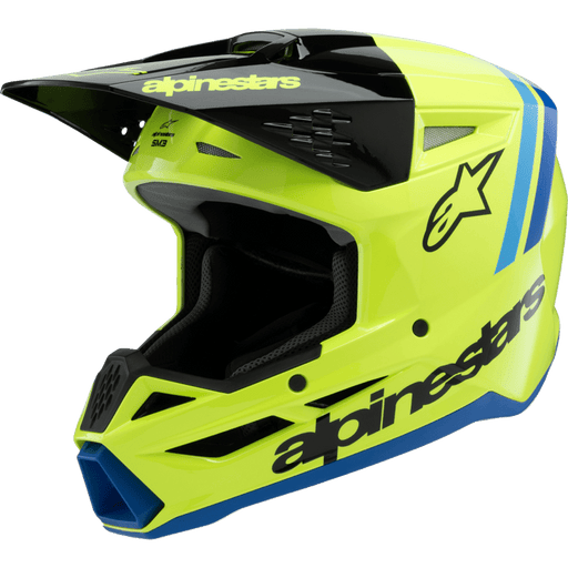 ALPINESTARS HELMET SM3 YTH Y/B/BL S ECE06 (8301925 - 5017 - YS) - Driven Powersports Inc.80593474468378301925 - 5017 - YS