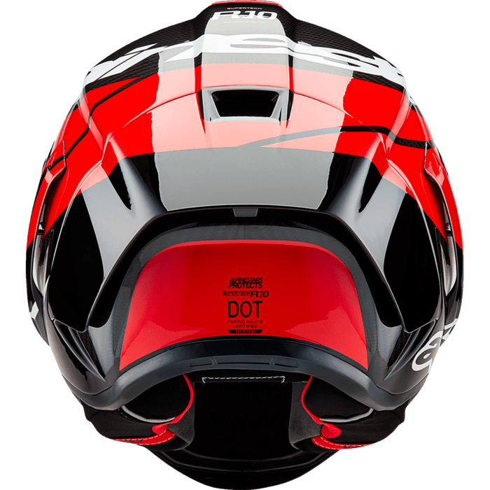 ALPINESTARS S - R10 ELEMENT HELMET CARB/R/W - Driven Powersports Inc.8059347376228200324 - 1363 - XS