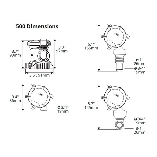 ATTWOOD TSUNAMI MK2 BILGE PUMP (5606-7) - Driven Powersports Inc.0226970239715606-7