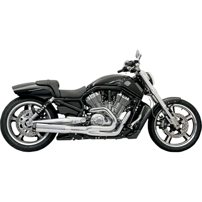 BASSANI XHAUST 07-17 VRSCAW,DX,X B1 POWER 2:1 FS CHROME - Driven Powersports Inc.8105940113401V38R