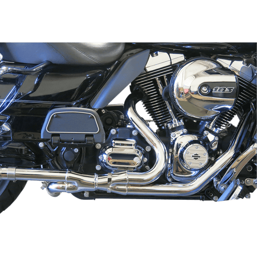 BASSANI XHAUST 09-16 FLH HEADPIPES 2X2 CHROME - Driven Powersports Inc.8105940100601F14A