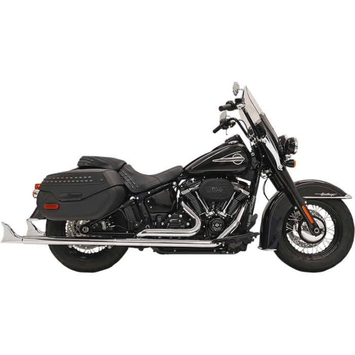 BASSANI XHAUST 18-21 SOFTAIL EXHAUST FISH/T 33" W/B - Driven Powersports Inc.8105940171441S96E-33