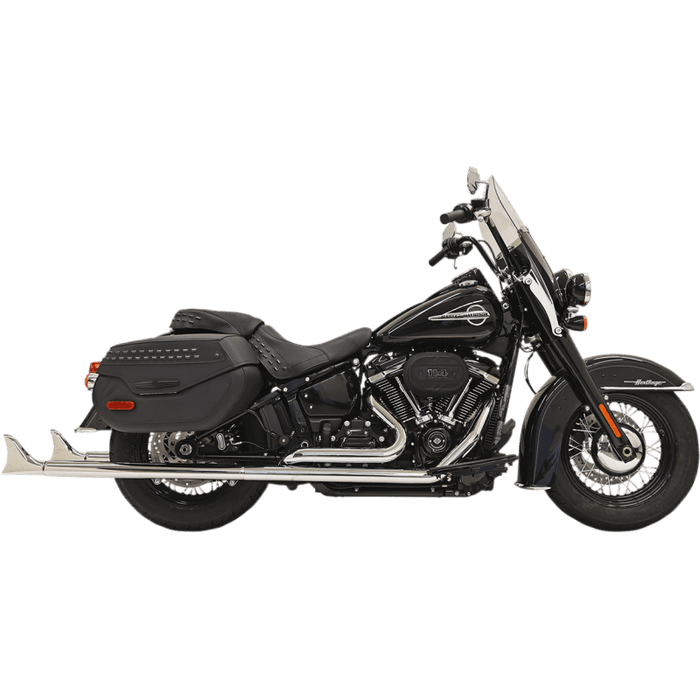 BASSANI XHAUST 18-21 SOFTAIL EXHAUST FISH/T 36" W/B - Driven Powersports Inc.8105940134671S96E-36