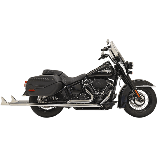 BASSANI XHAUST - 1S86E-39 - 18-21 SOFTAIL EXHAUST FISH/T 39" N/B - Driven Powersports Inc.1S86E-39