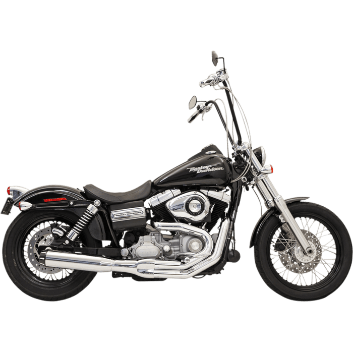 BASSANI XHAUST 91-17 DYNA B1 POWER 2:1 FS CHROME - Driven Powersports Inc.8105940177171D18R