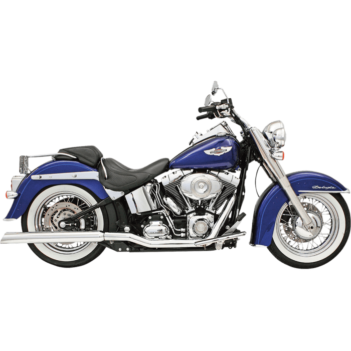 BASSANI XHAUST 99-17 SOFTAIL 3" SLANTCUT SO CHROME*2 - Driven Powersports Inc.81059401971131117C