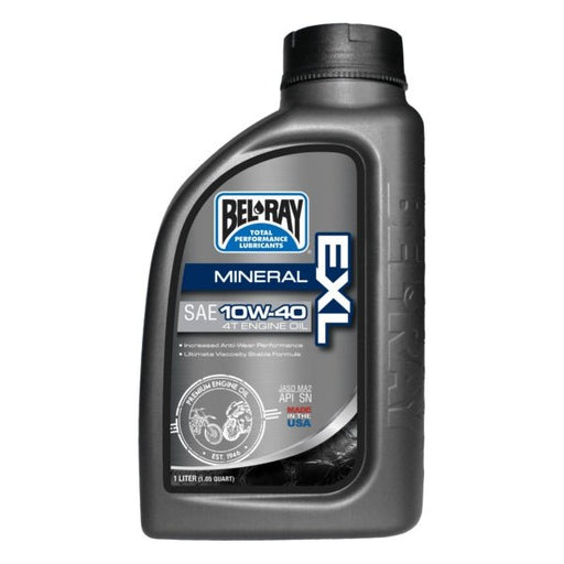 BEL-RAY MINERAL EXL 4T ENGINE OIL 10W40 (1L) - Driven Powersports Inc.10690509200154301838150160