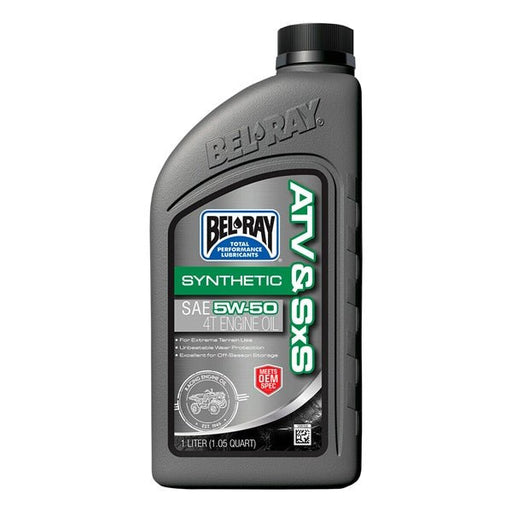 BEL-RAY SYNTHETIC ATV/SXS 4T ENGINE OIL 5W50 (1L) - Driven Powersports Inc.10690509408468302664150160