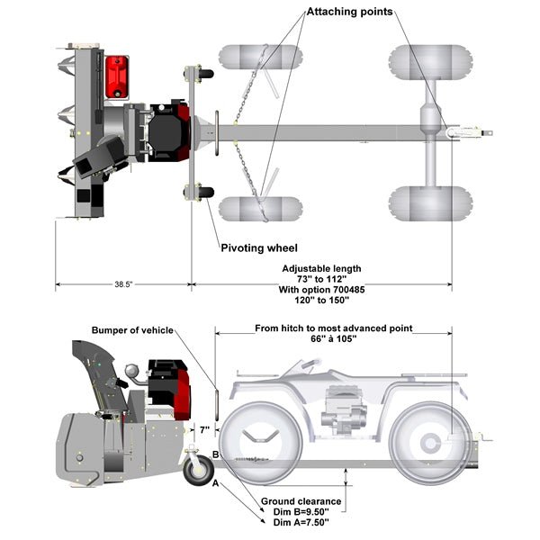 BERCOMAC Snowblower 48'' Versatile Plus - Driven Powersports Inc.9999999988700580-4