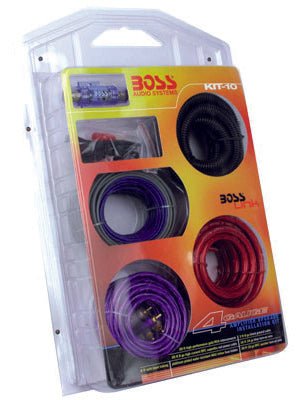 BOSS AUDIO 4 GAUGE AMPLIFIER INSTALLATION KIT (KIT-10) - Driven Powersports Inc.791489340069KIT-10