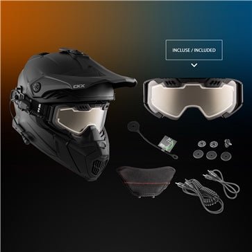 CKX Titan Air Flow Electric Combo Helmet - Backcountry - Driven Powersports Inc.512631