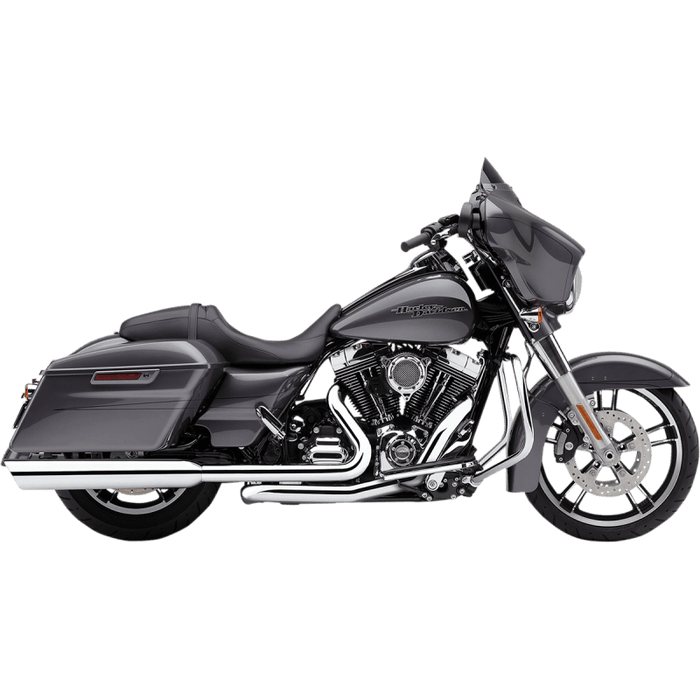 COBRA 95 - 16 FLH/FLT 4" TWIN SO CHROME*2 - Driven Powersports Inc.6106