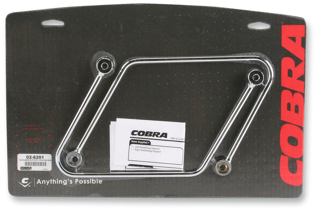 COBRA 98 - 16 XVS650 V - STAR S/BAG SUPPORTS COBRA - Driven Powersports Inc.02 - 6201