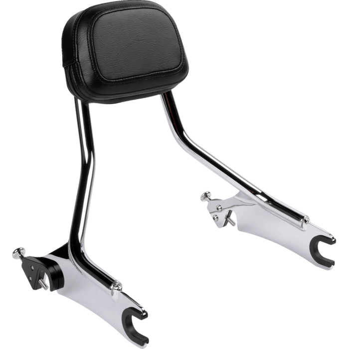 COBRA SHORT DETACHABLE BACKREST ROUND SHORT - CHROME - 502 - 2200 - Driven Powersports Inc.502 - 2200