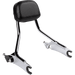 COBRA SHORT DETACHABLE BACKREST ROUND SHORT - CHROME - 502 - 2200 - Driven Powersports Inc.502 - 2200