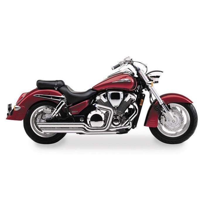 COBRA SPEEDSTER EXHAUST WITH POWERPORT SLASHDOWN - CHROME - 4818 - Driven Powersports Inc.4818