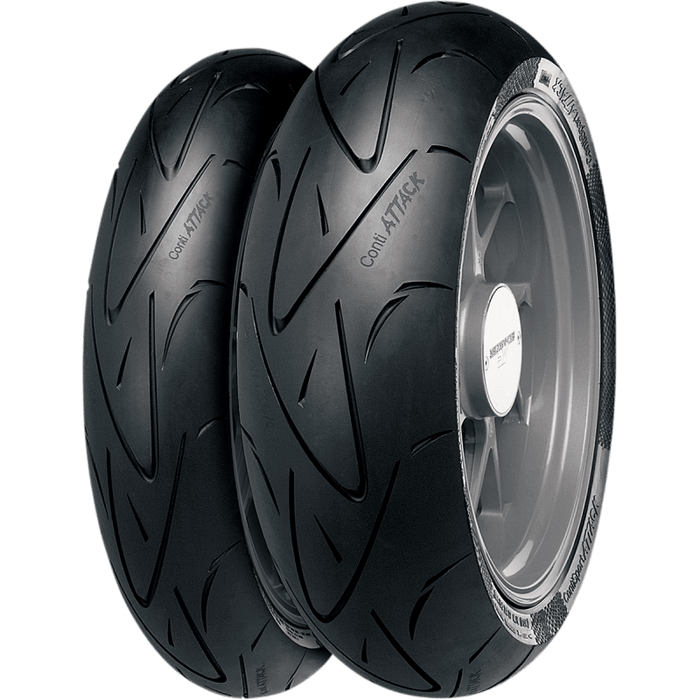 CONTINENTAL CONTI SPORT ATTACK TIRE 120/70ZR17 (58W) - FRONT - Driven Powersports Inc.401923868211302443990000